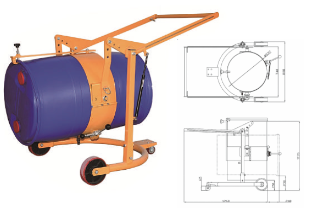 Kamion s bubnjem-HD80B