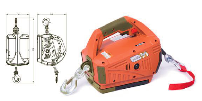 Električno vitlo na baterije SLQ-B